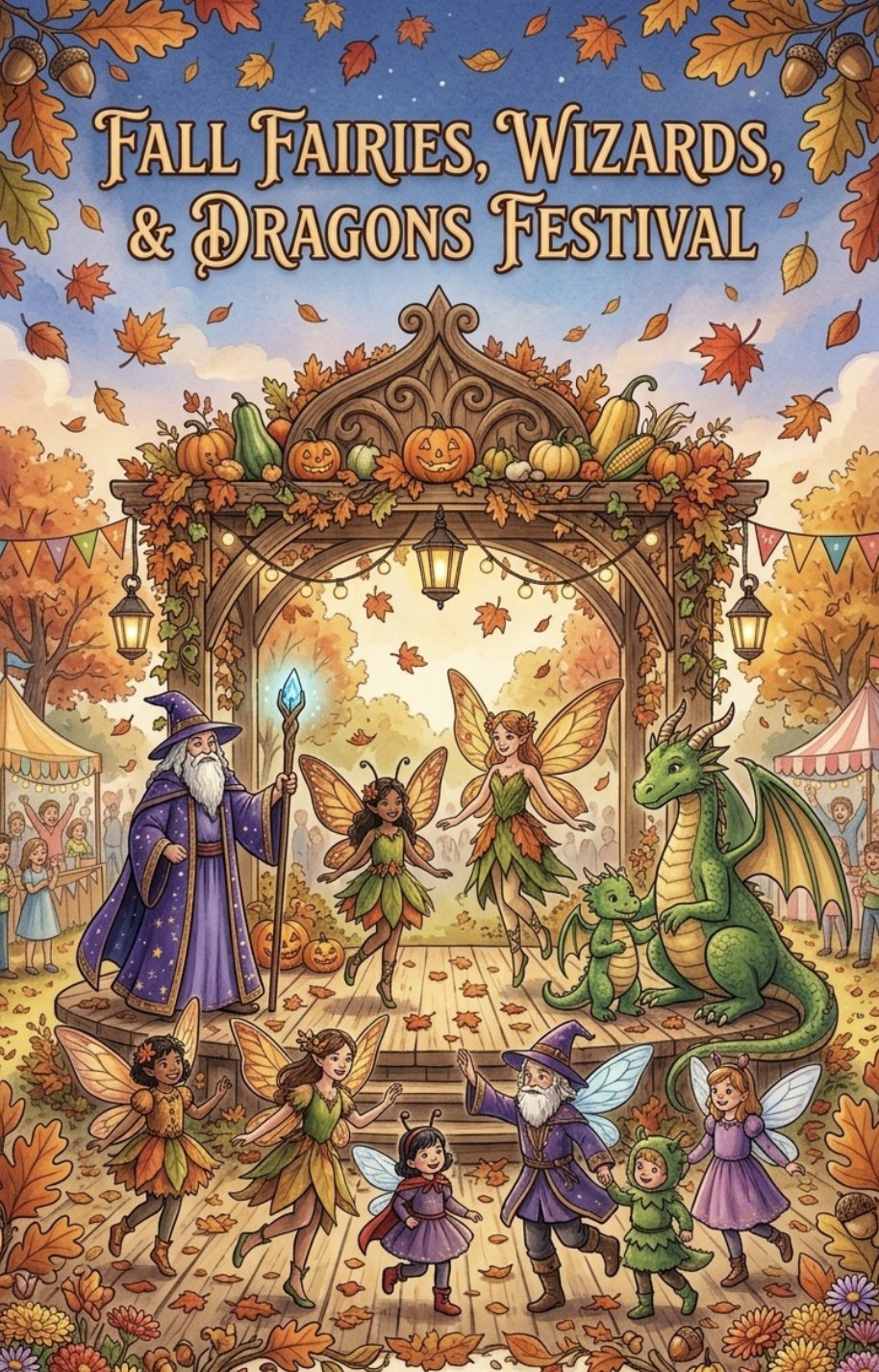 Poster: Fall Fairies, Wizards and Dragons Festival