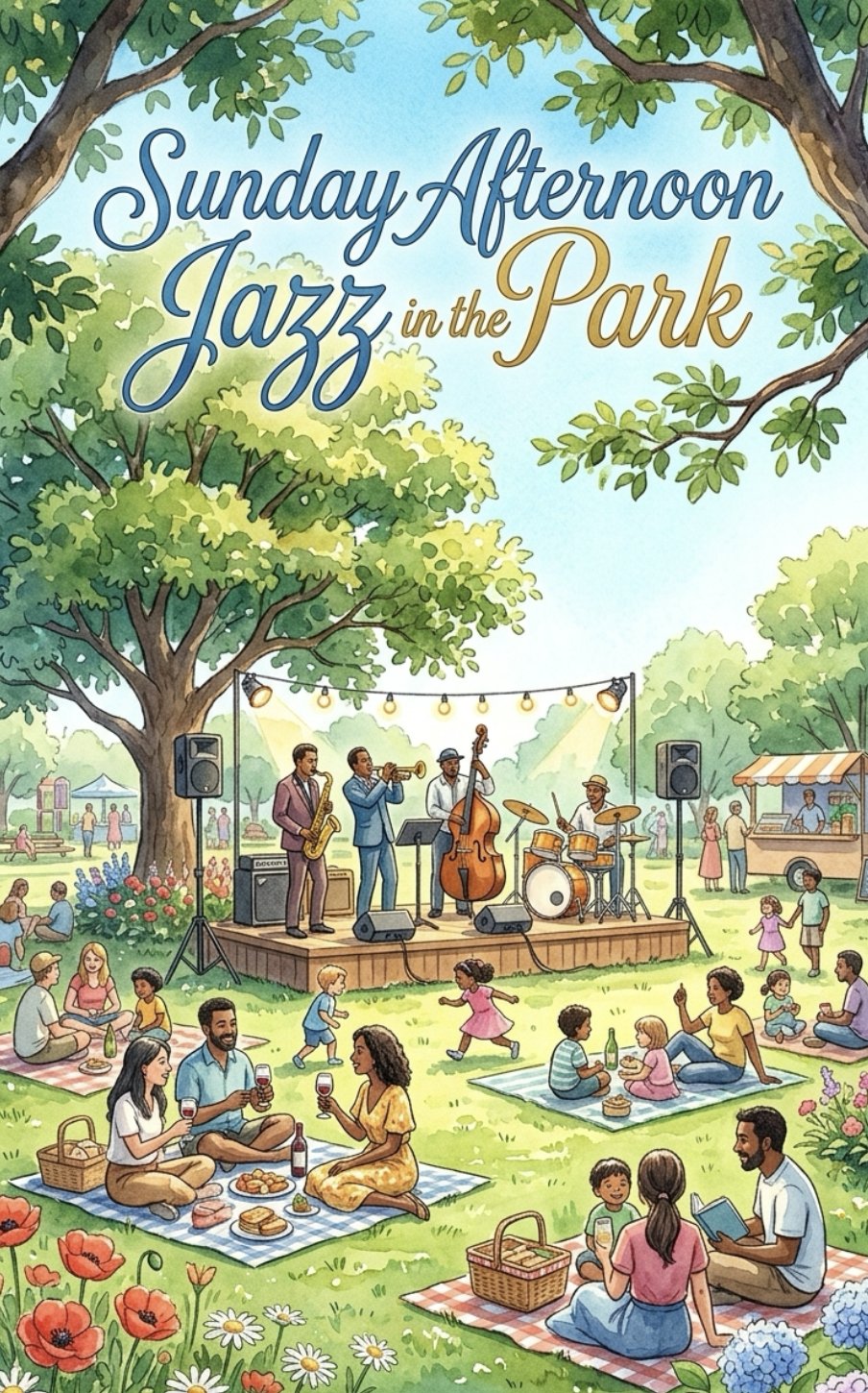 Poster: Sunday Afternoon Jazz in the Park