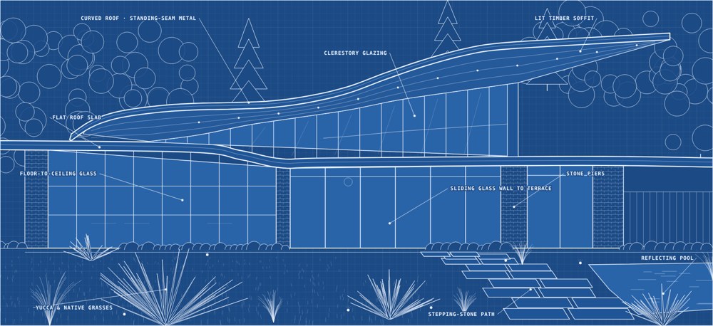 Super Bloom Event Hall perspective, Sheet A-4